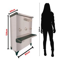 Bebedouro de Água 100 Litros Inox Pre100 Acqua Gelata 220v - 2