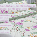 Ver imagem 3 de Edredom Casal Dupla Face 400 Fios Micropercal Toque de Pêssego 100% Poliéster Antialérgico Emanuele