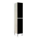 Ver imagem 1 de Paneleiro 40Cm 2 Portas Lis Legno Crema Com Preto Tx