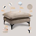 Ver imagem 2 de Chaise Modular Boma 60x70x40cm Boucle Bege Claro Sofá Inbox