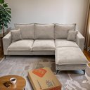 Ver imagem 4 de Chaise Modular Boma 60x70x40cm Boucle Bege Claro Sofá Inbox