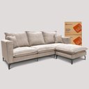 Ver imagem 5 de Chaise Modular Boma 60x70x40cm Boucle Bege Claro Sofá Inbox