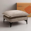 Ver imagem 1 de Chaise Modular Boma 60x70x40cm Boucle Bege Claro Sofá Inbox