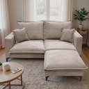 Ver imagem 6 de Chaise Modular Boma 60x70x40cm Boucle Bege Claro Sofá Inbox