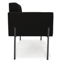 Ver imagem 4 de Poltrona Pé de Ferro Preto para Sala Elisa Suede D03 - D'Rossi Marisa
