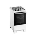 Ver imagem 2 de Fogão 4 Bocas Branco com Mesa Inox Dako Novo Supreme Bivolt
