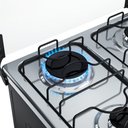 Ver imagem 5 de Fogão 4 Bocas Branco com Mesa Inox Dako Novo Supreme Bivolt