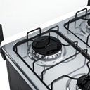 Ver imagem 4 de Fogão 4 Bocas Branco com Mesa Inox Dako Novo Supreme Bivolt