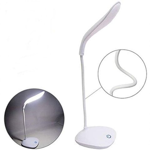 Luminaria de Mesa Flexivel Recarregavel Usb com Sensor Touch 14 Leds - Mesa