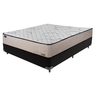 Cama Box Preta Casal e Colchão Austin de Molas Bonnel - Mannes 138x188 - 1