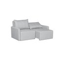 Ver imagem 3 de Sofá Cama Dubai Retratil e Reclinavel 3 Lugares em Linho Sofatec