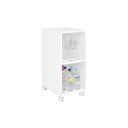 Ver imagem 4 de Balcão Multiuso 8193 com 1 Porta 1 Prateleira 35cm Branco com Rodízios Bertolini