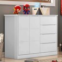 Ver imagem 1 de Cômoda Infantil Eloá Branco Phoenix Baby