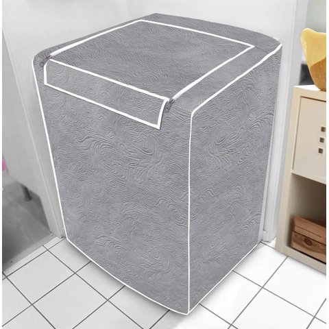 Capa de Máquina de Lavar - Cinza com Abertura Superior - M