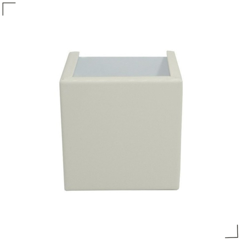 Arandela Silver 2 Focos Pequena - Interna ou Externa:branco