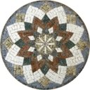 Ver imagem 1 de Mandala Indiana Piso Mosaico Árabe 130cm