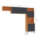 Ver imagem 3 de Cozinha Compacta 6 Portas 198cm X 240cm Malu