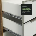 Ver imagem 6 de Kit com 2 Balcões de Cozinha Madesa Lux 4 Portas 3 Gavetas (Sem Tampo e Pia) Rustic/Branco Veludo