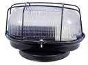 Ver imagem 2 de Kit 16 Arandela Luminária Tartaruga Vidro C/ Proteção Preta