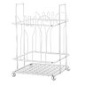Porta Talheres Prata em Metal 15,5x10x10cm - Metal Click - 3