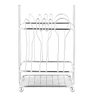 Porta Talheres Prata em Metal 15,5x10x10cm - Metal Click - 1