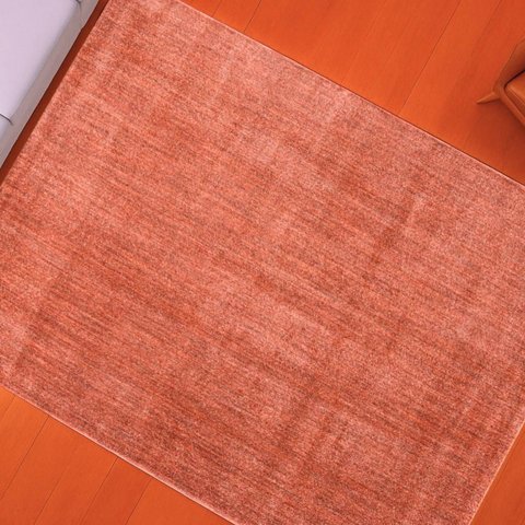 Tapete Sala Quarto Alto Padrão Luxo Pelo Macio Nairobi Liso:Terra Terracota/2,00x2,50m