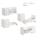 Ver imagem 4 de Quarto Americano 6 Portas com Berço Multifuncional Atlanta Ambiente Branco Fosco Henn - Reller