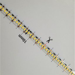 Fita Led 2835 3000k 12v Rolo 5m 240 Leds/m 10mm para Perfil Metálico - 10