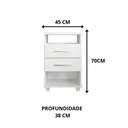 Ver imagem 5 de Mini Cômoda com 2 Nichos Multiuso e 2 Gavetas Branco