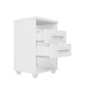 Ver imagem 2 de Mini Cômoda com 2 Nichos Multiuso e 2 Gavetas Branco