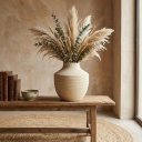 Ver imagem 2 de Vaso Decorativo Enfeite Casa Home&Co Cerâmica 24x20x20cm Bege