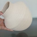 Ver imagem 3 de Vaso Decorativo Enfeite Casa Home&Co Cerâmica 24x20x20cm Bege