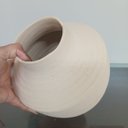 Ver mais imagens de Vaso Decorativo Enfeite Casa Home&Co Cerâmica 24x20x20cm Bege
