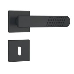 Fechadura Stam 813/21 Interna Roseta Quadrada Rq1 Preto - 1