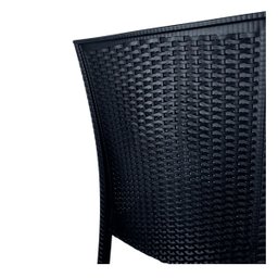 Kit 4 Cadeiras Rattan Cozinha Sala Mesa de Jantar - 5