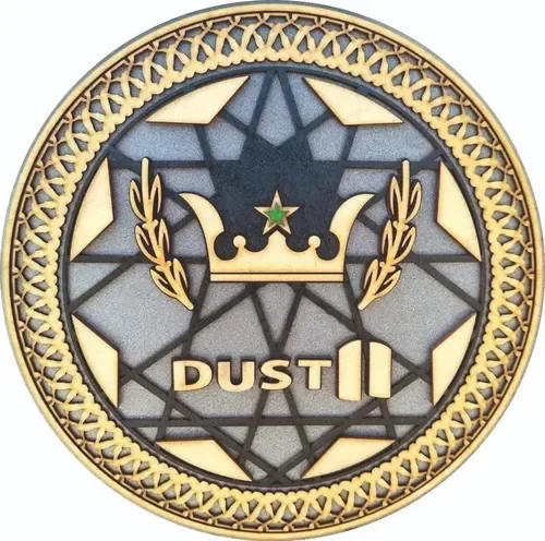 Placa Em Relevo Csgo Dust 2 Counter Strike MDF 29cm - 1