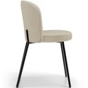 Ver imagem 6 de Kit 2 Cadeiras Sala de Jantar Estofada Gavi L02 Linho Bege Escuro - Lyam Decor