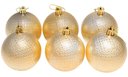 Ver imagem 1 de Kit 48 Bolas Natalinas Enfeite Árvore de Natal 7cm Dourado