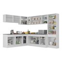 Ver imagem 3 de Armário De Cozinha Completa De Canto Mp2100.891 Branco