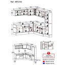 Ver imagem 4 de Armário De Cozinha Completa De Canto Mp2100.891 Branco