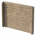 Ver imagem 7 de Cabeceira Estofada para Cama Box Casal Padrão Sasha 140cm Moderna Suede Bege - Abmaza