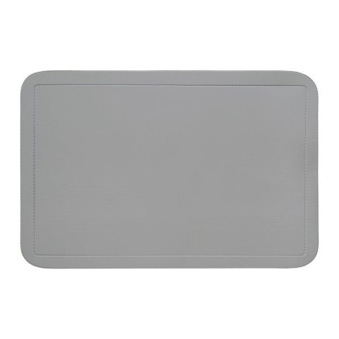 Jogo Americano Copa e Cia 6 Peças Pvc Color Cinza
