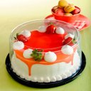 Ver imagem 2 de Embalagem Torta Pequena G50ct Transparente 50un 1,5kg Galvanotek