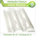 Ver imagem 2 de Telha Pet Transparente Tradição Tegula 291 Kit 2 Telha(S)
