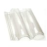 Telha Pet Transparente Tradição Tegula 291 Kit 6 Telha(S) - 1