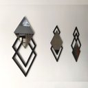 Ver imagem 2 de Espelho decorativo de parede Premium Trio Genova