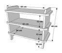 Ver imagem 4 de Sapateira Banco para Hall de Entrada com Frase no Tampo