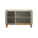 Ver imagem 3 de Buffet Balcão 120cm Sala com 3 Portas Flip 1.2 Patrimar Off White