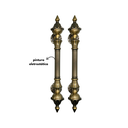 Ver imagem 7 de Puxador Duplo para Portas Estilo Colonial Jd 33cm Ouro Velho