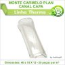 Telha PET Monte Carmelo Plan Canal Capa 240 Kit 8 Telha(s) - 2